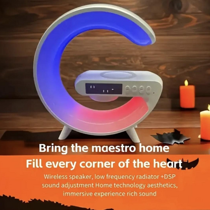 3in1 Speaker 15w Wireless Charger Lamp