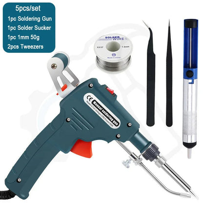 Handheld Automatic Feeding Solder Gun Electric Soldering Iron 110V 220V 60W Send Tin Gun