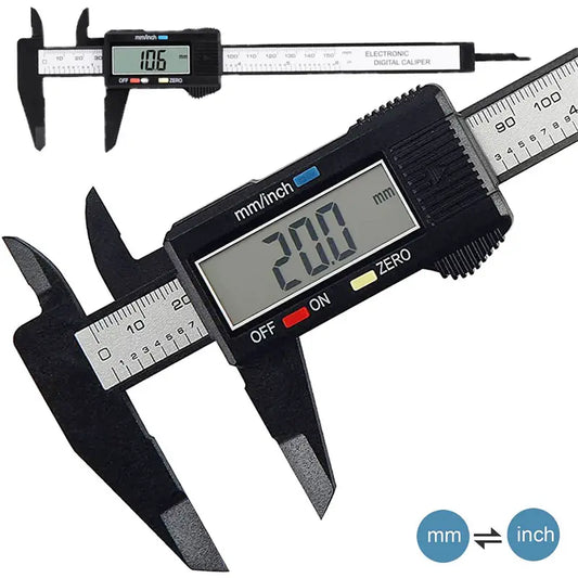 0.01mm Precision Vernier Caliper Gauge with LCD Display