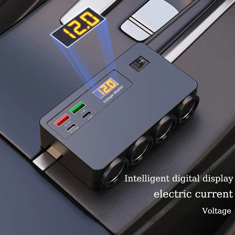 200 Watt Multi-function Car Converter Mobile Phone Socket Fast Charger