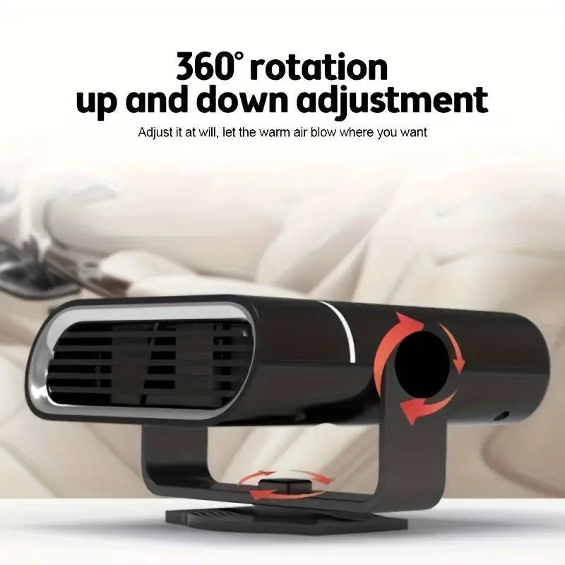 car heater, dual mode fast heating and cooling fan