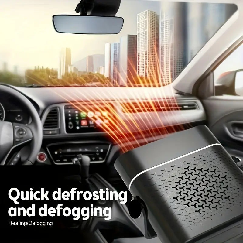 car heater, dual mode fast heating and cooling fan