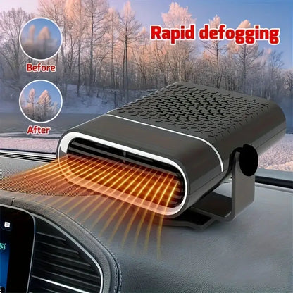 car heater, dual mode fast heating and cooling fan