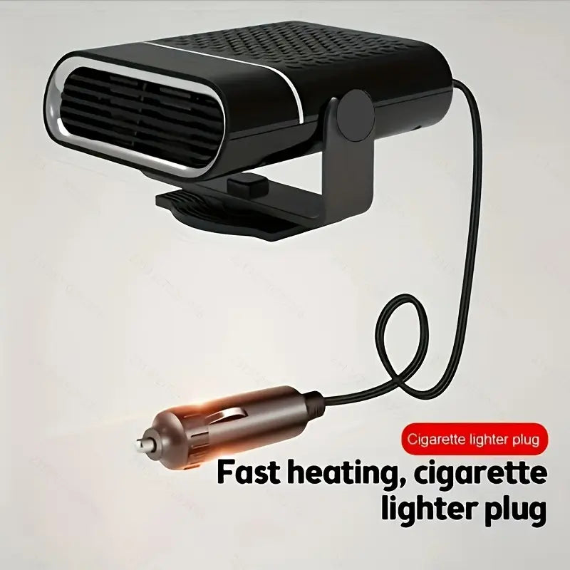 car heater, dual mode fast heating and cooling fan