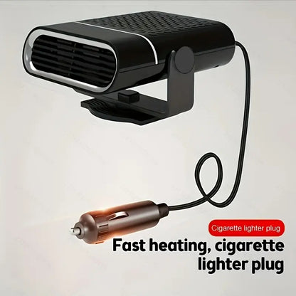 car heater, dual mode fast heating and cooling fan