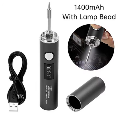 USB  rechargable mini solding iron 260 to 420 c