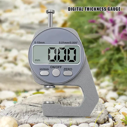 Electronic Digital Thickness Gauge Meter Micrometer Measure Tool