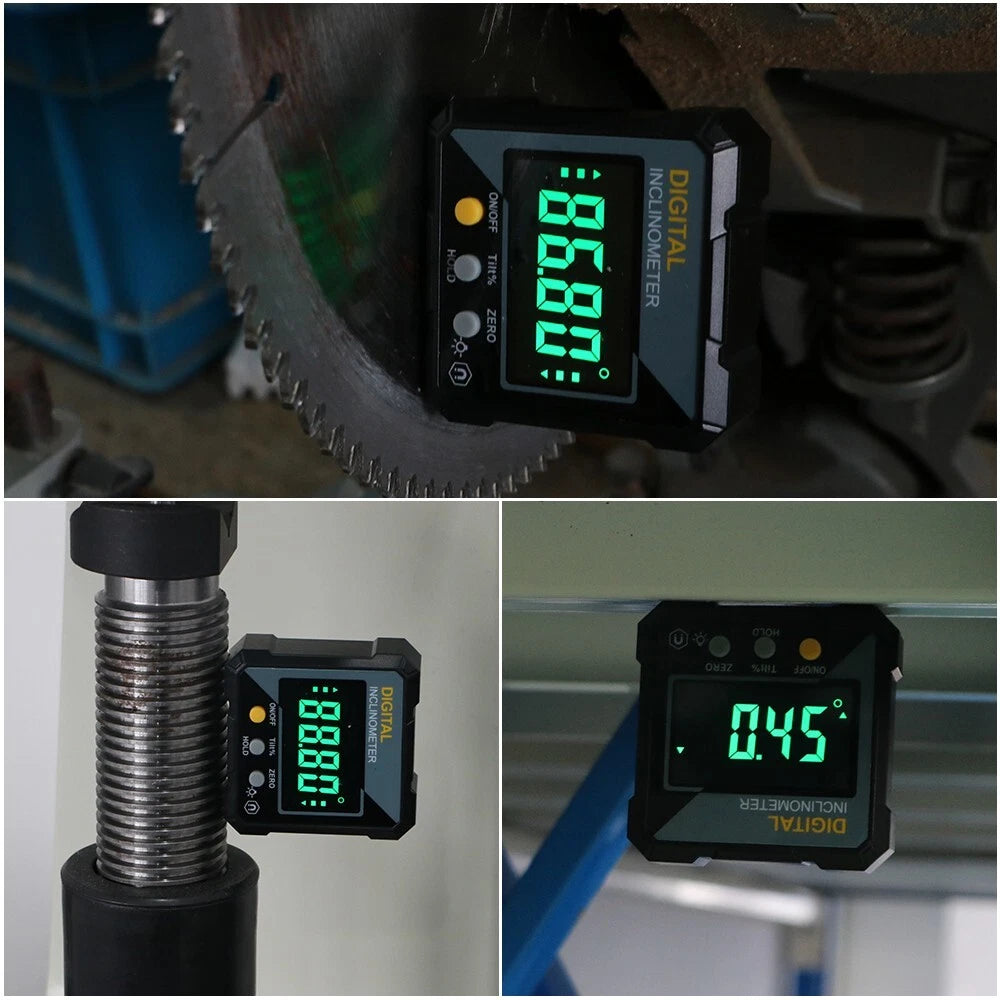 Homemade Inclinometer Protractor Digital Inclinometer Protractor Angle Finder – Amzo
