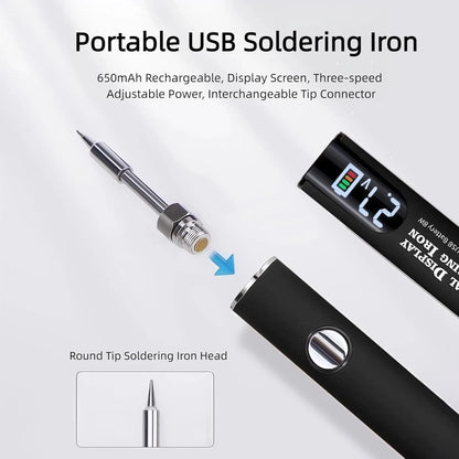 1pc 5V Micro Soldering USB Battery Wireless Soldering Portable pen