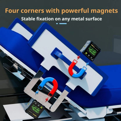 Digital Angle Gauge Finder Rechargeable Magnetic Laser Inclinometer Level Meter