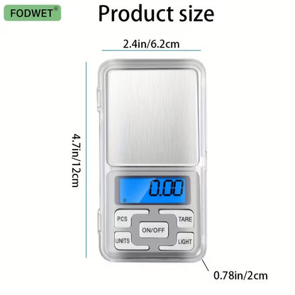 Pocket Scale Digital Gram Jewelry Ounce/Measuring Jewelry Scale/Mobile Phone Scale with Backlit LCD